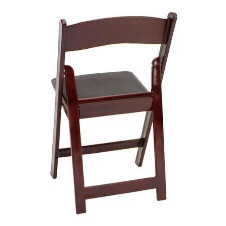 Atlas Commercial Products Mahogany Resin Folding Chair RFC3MHG
